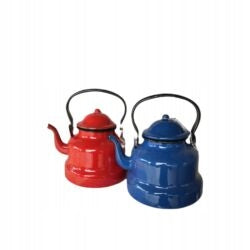 Enameled retro kettle for coffee water tea 3 L Manufacturer code czajnik3s