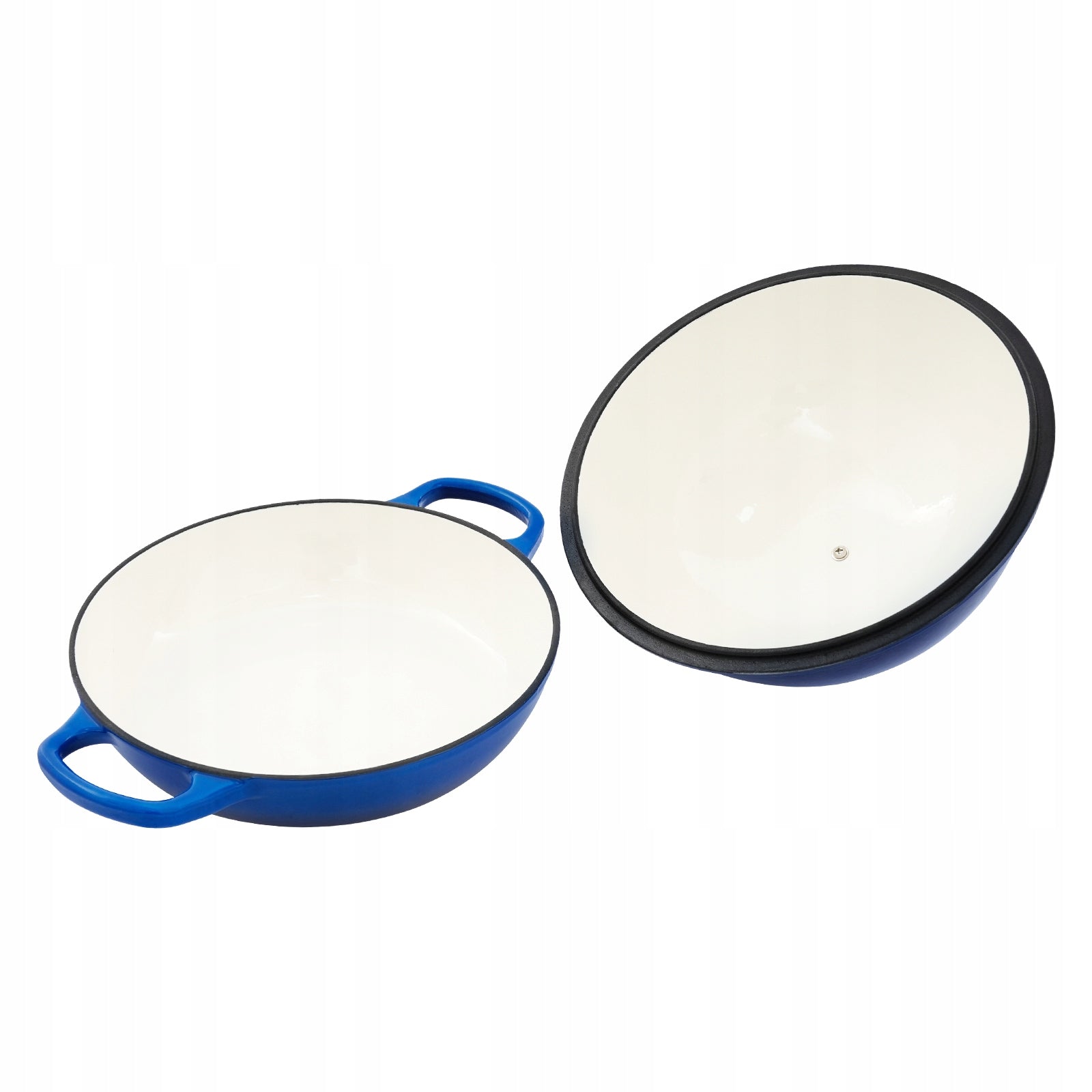 Enamelled Cast Iron Dutch Oven Pot – Dutch Bread Oven Pot with Lid 26.6cm Packaging status original