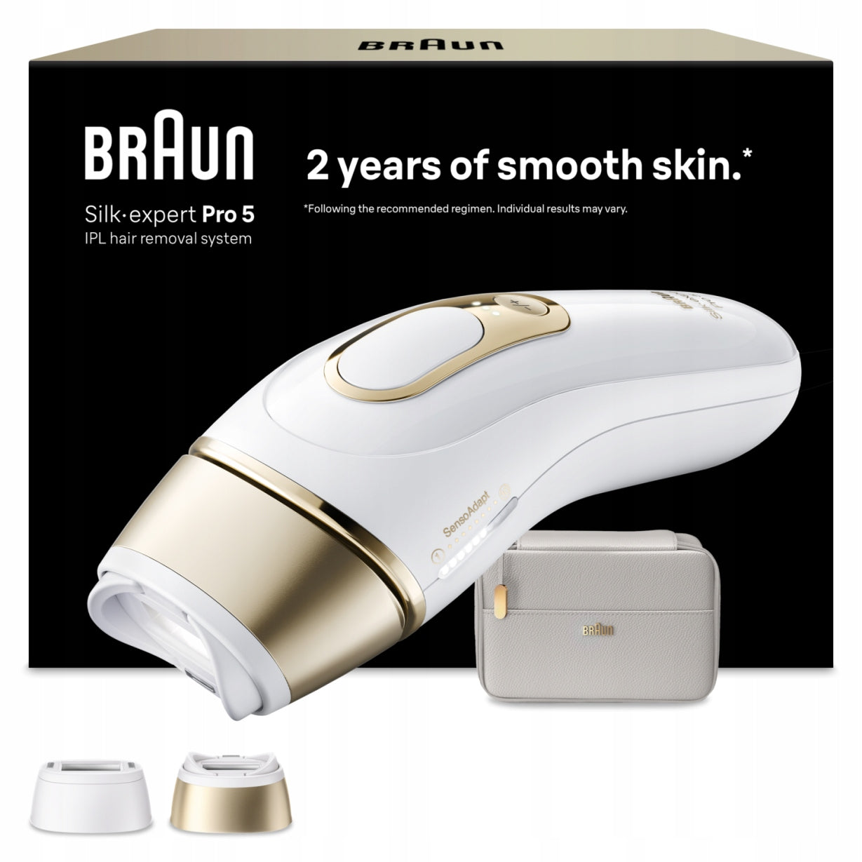 Epilator Braun IPL Silk expert Pro 5 for Hair Removal at home +FREEBIE Packaging status original