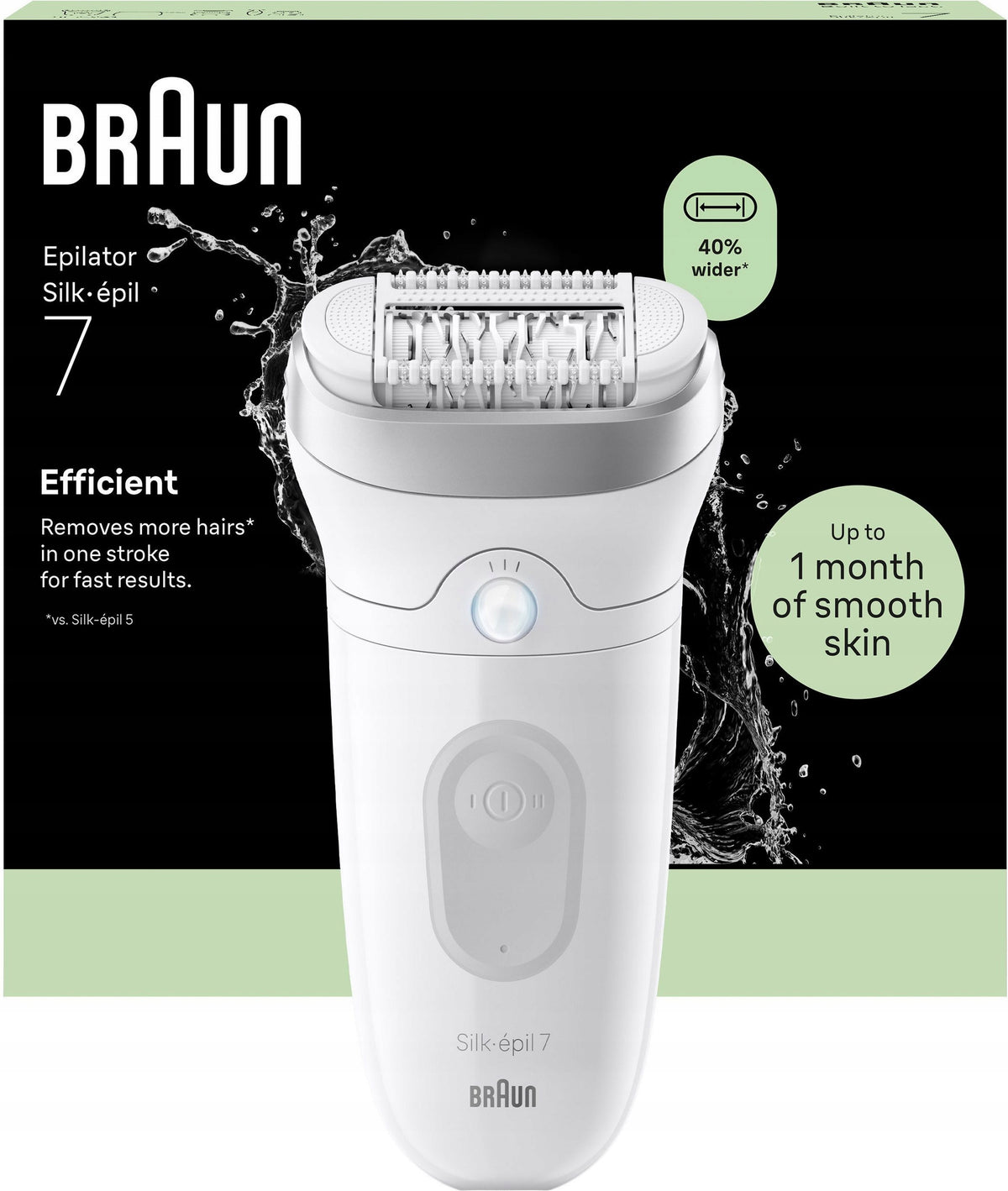Epilator Braun Silk-épil 7 for body hair removal set