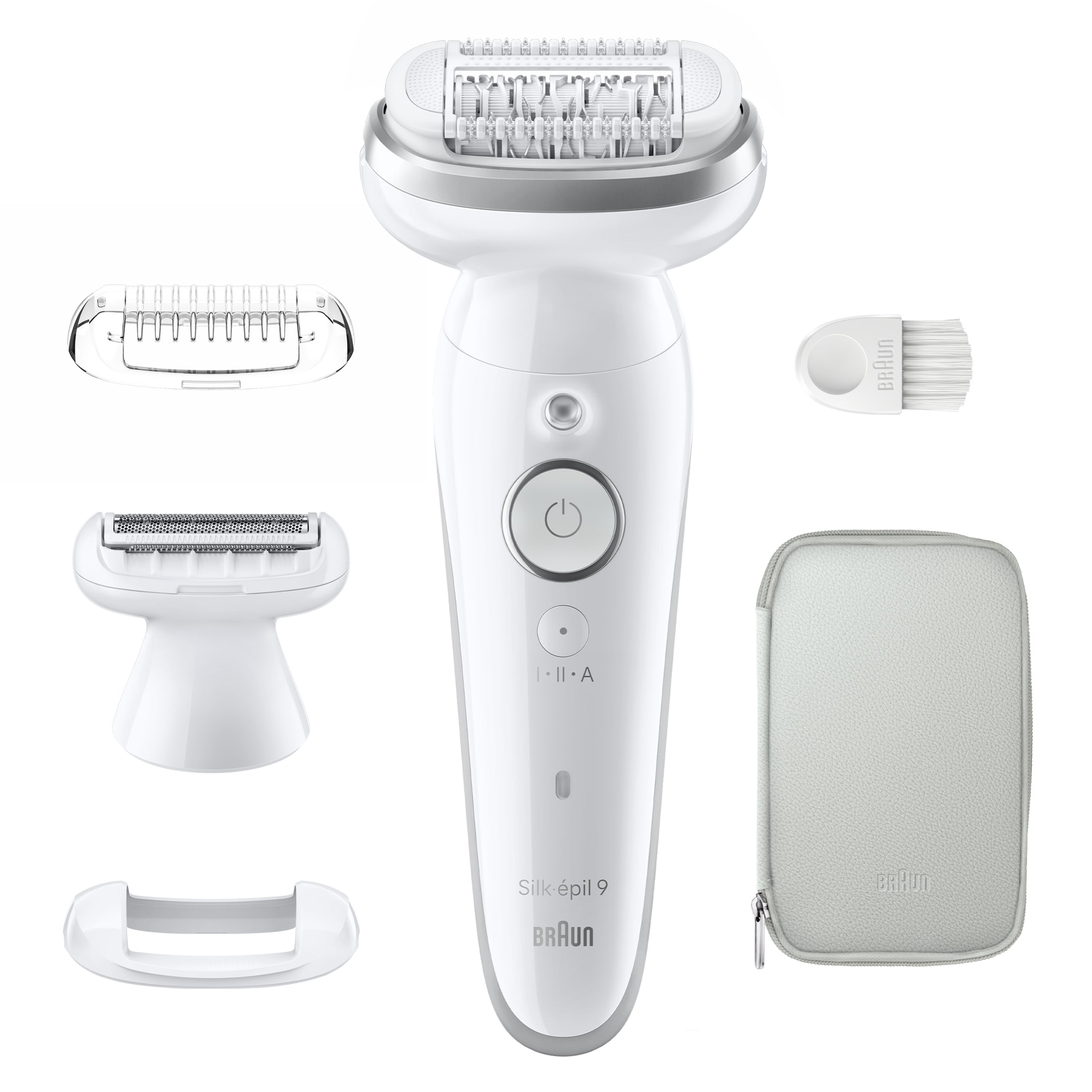 Epilator Braun Silk-épil 9 for women overlay 9-041 white/silver Manufacturer code 5051322019107