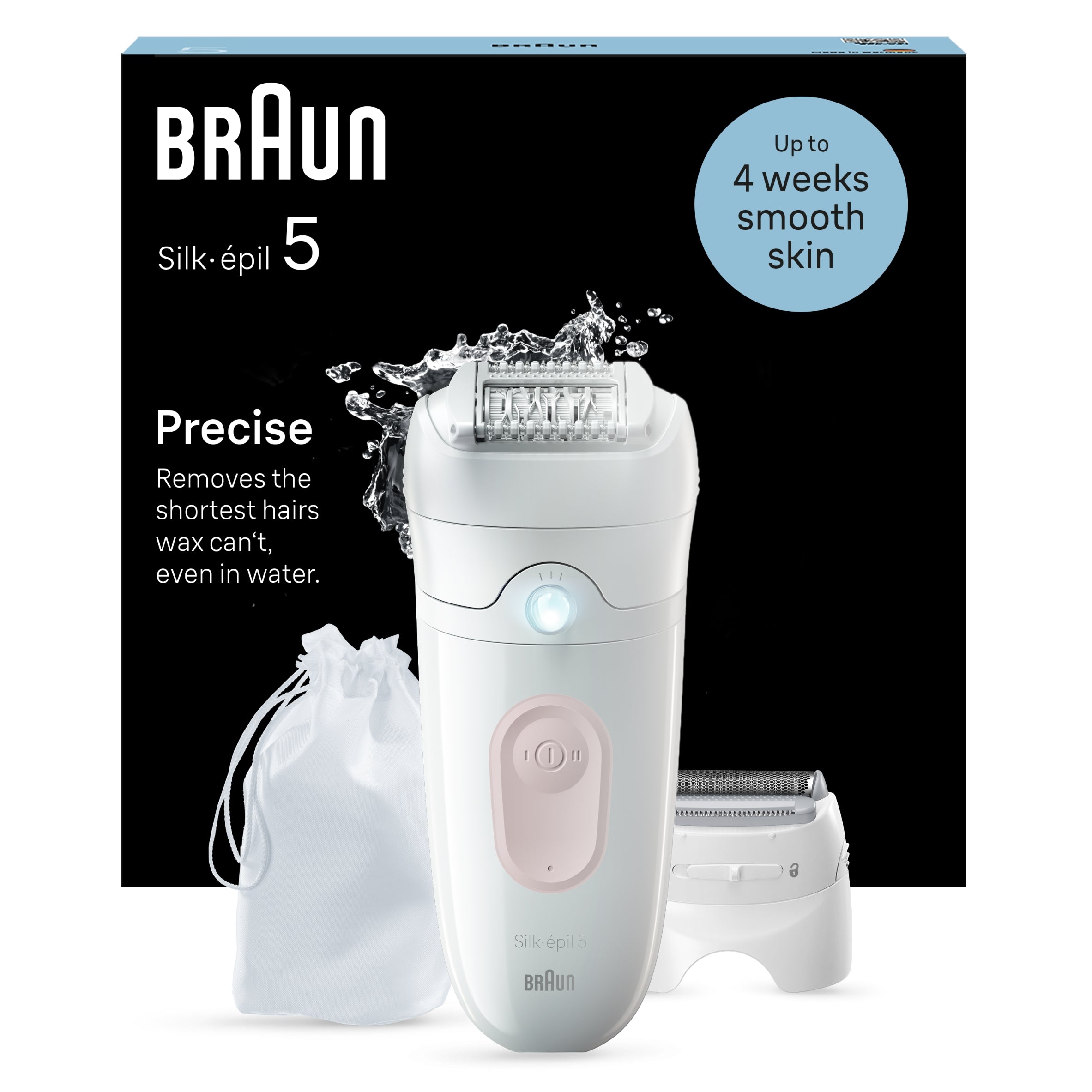 Epilator Braun Silk-épil SE5-030, white/pink Brand Braun