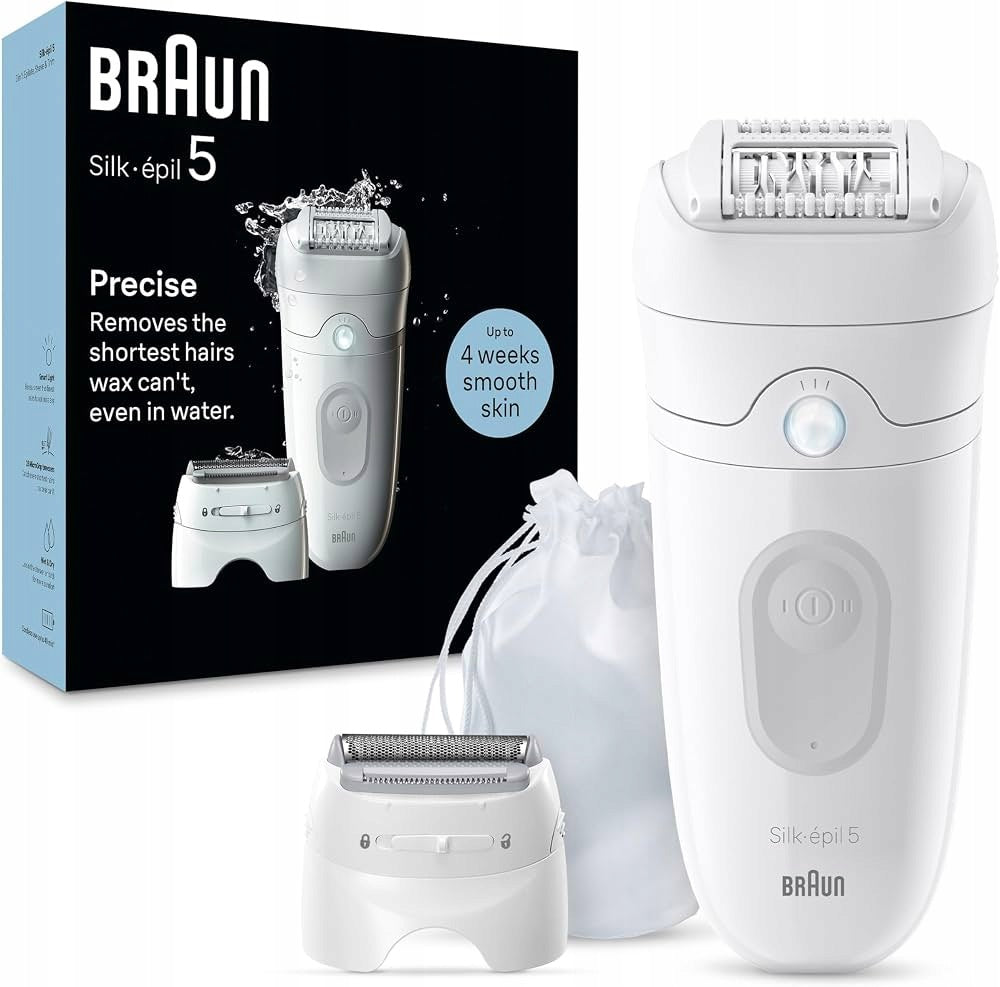 Epilator Braun Silk-épil SE5-041, white/blue with cordless trimmer