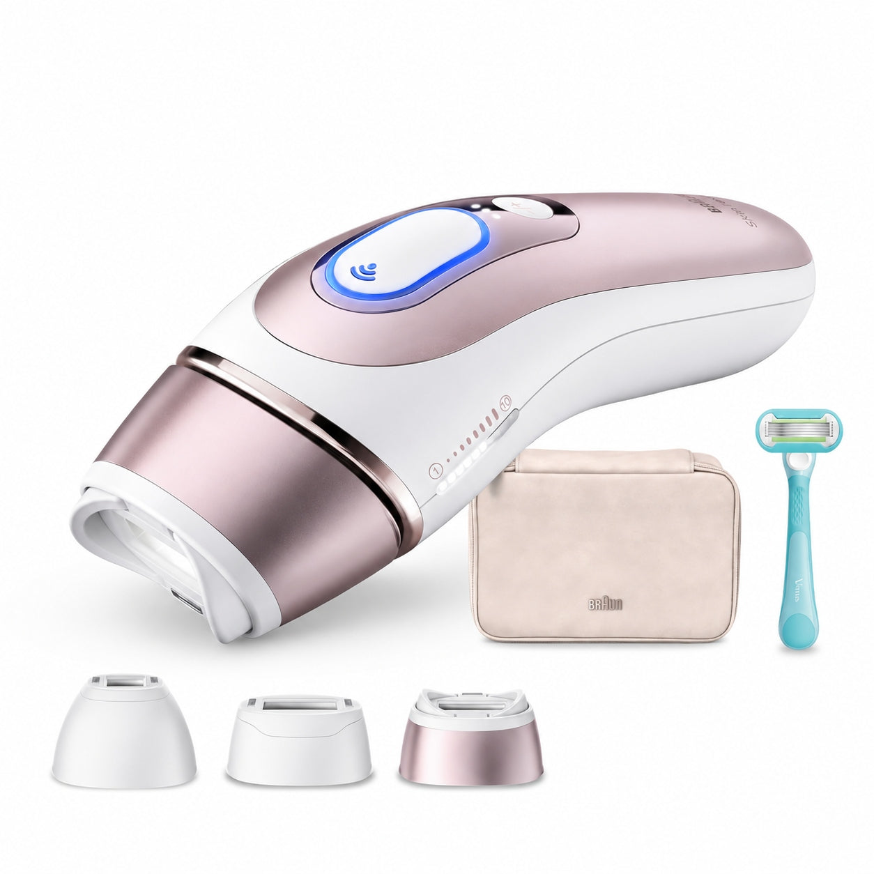 Epilator Braun Silk i-expert smart IPL SensoAdapt + 3 attachments + machine