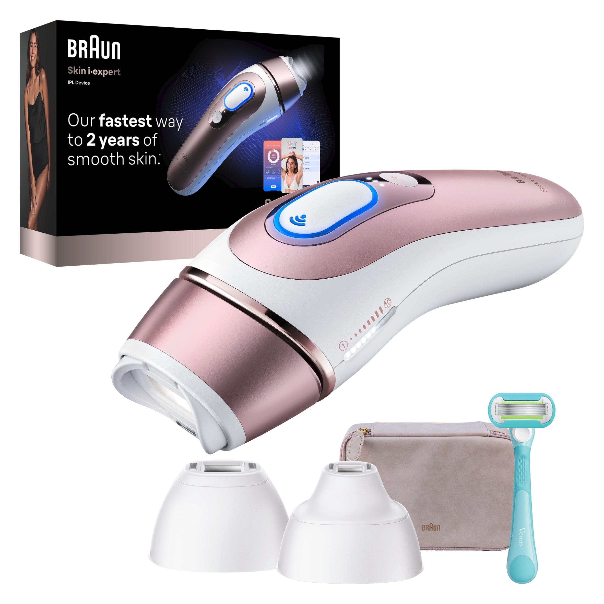 Epilator Braun Smart PL7321 Skin expert 3 Heads Laser hair removal Manufacturer code 8700216938136