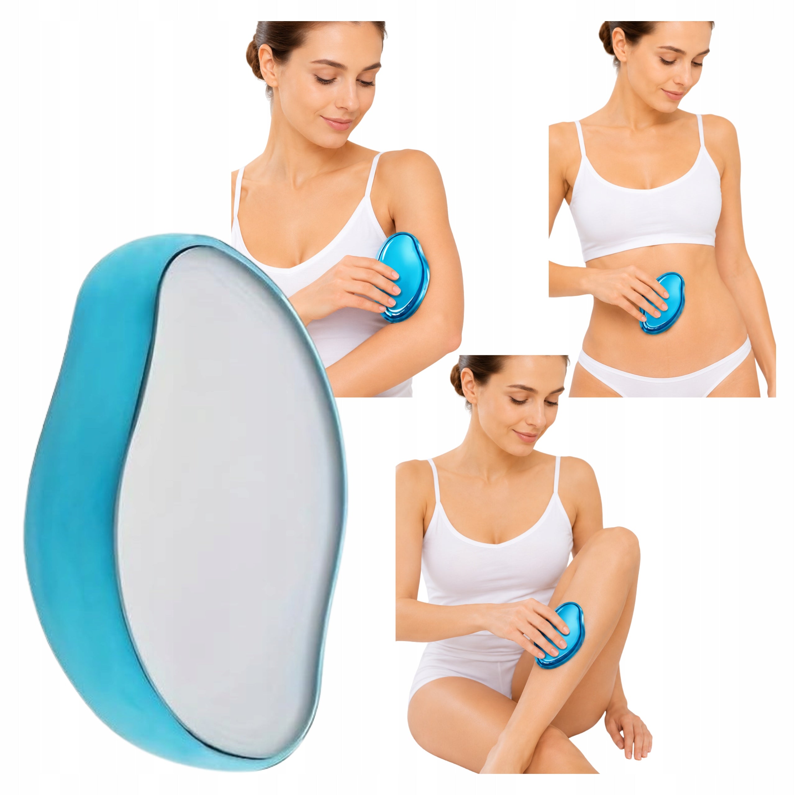 Epilator Crystal Nano Glass Magic Hair Eraser for Leg Hand Bikini Armpits