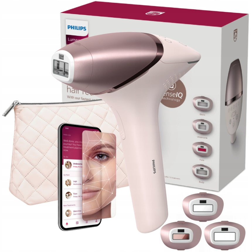 Epilator IPL Philips Lumea 9900 BRI977/00 SenseIQ SmartSkin 4 caps