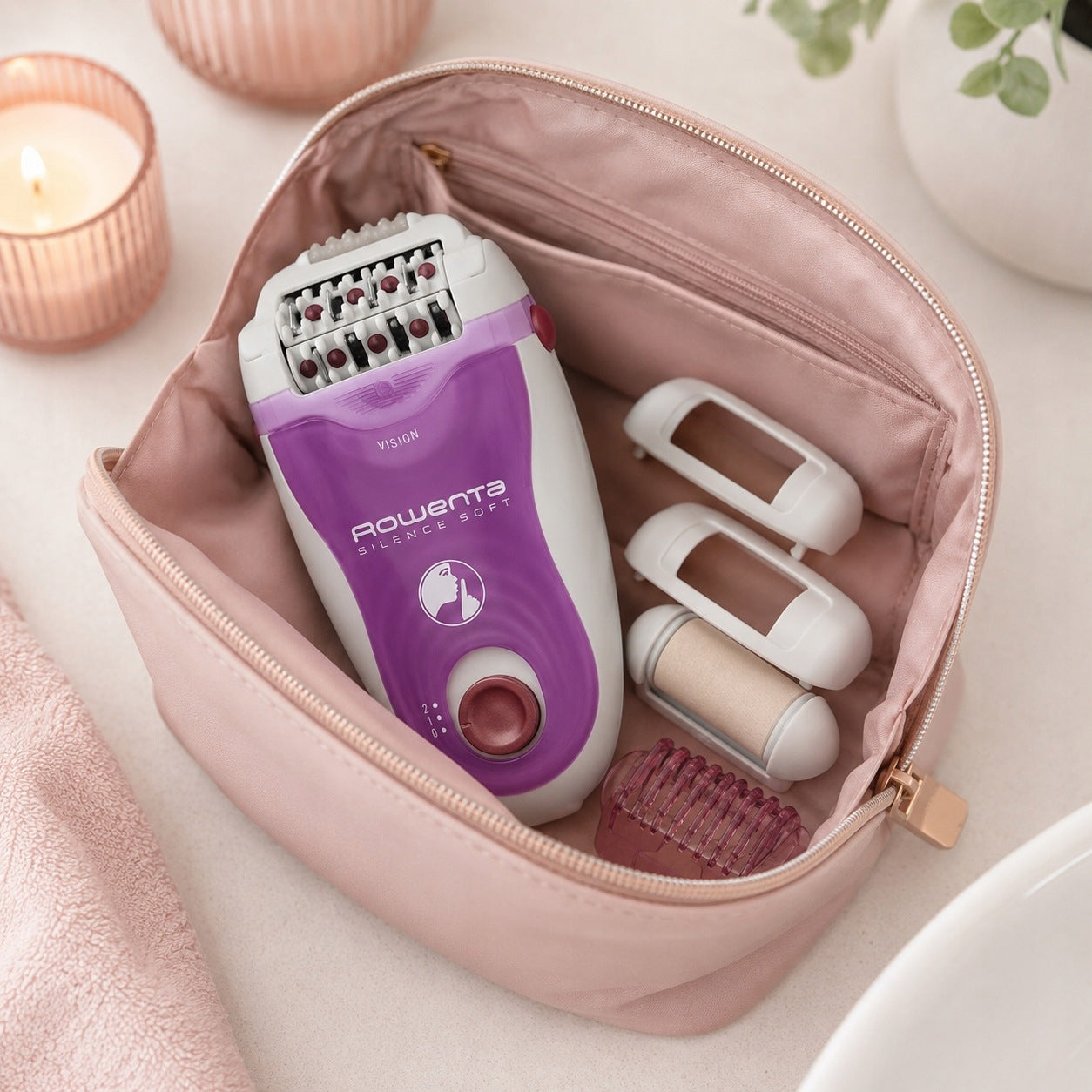 Epilator Rowenta EP5660E0 With Shaver And Lighting 24 Massage Balls Model EP5660E0