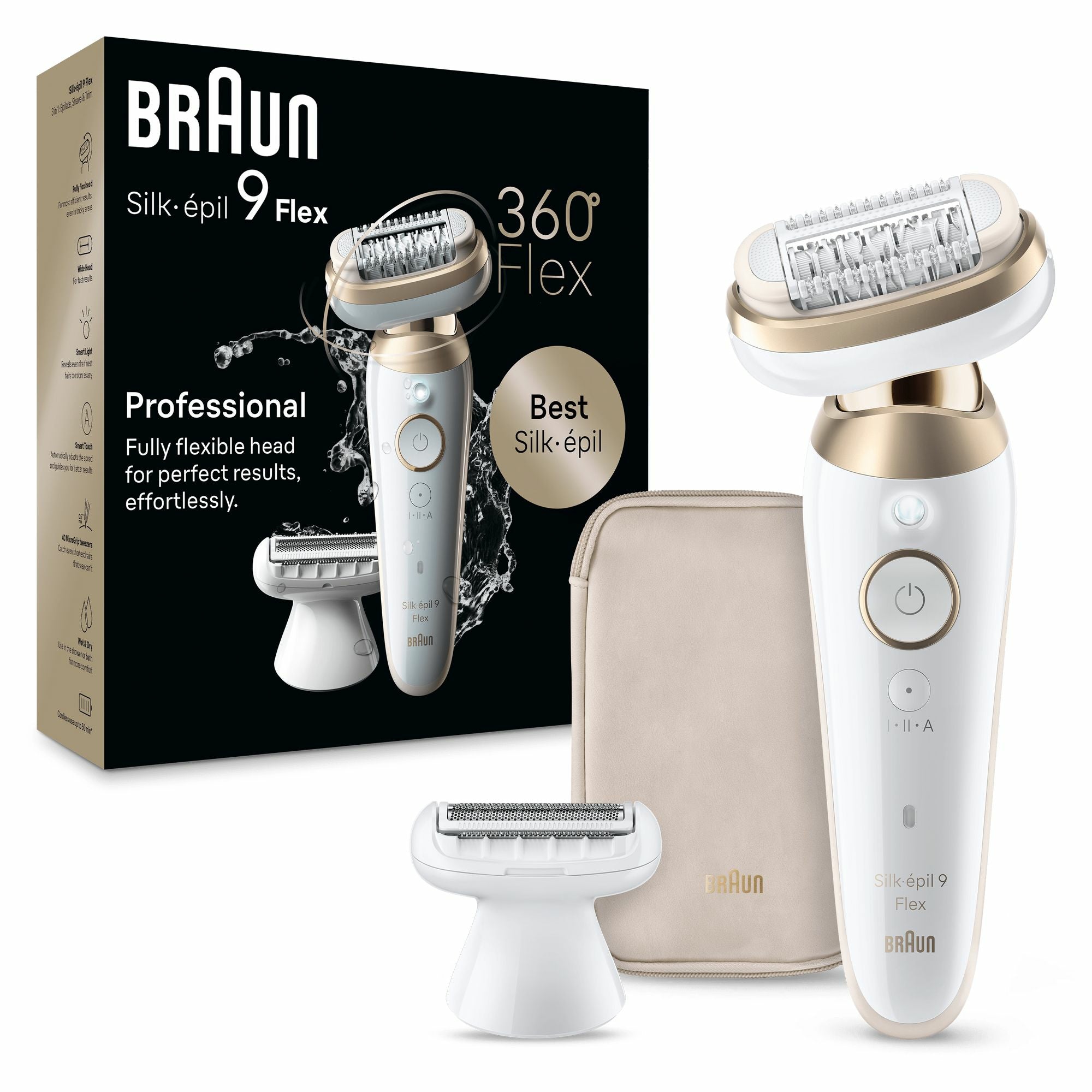 Epilator leg bikini shaver Braun 9-041 Silk-Epil 9 Flex 3D Manufacturer code 9-041 3D