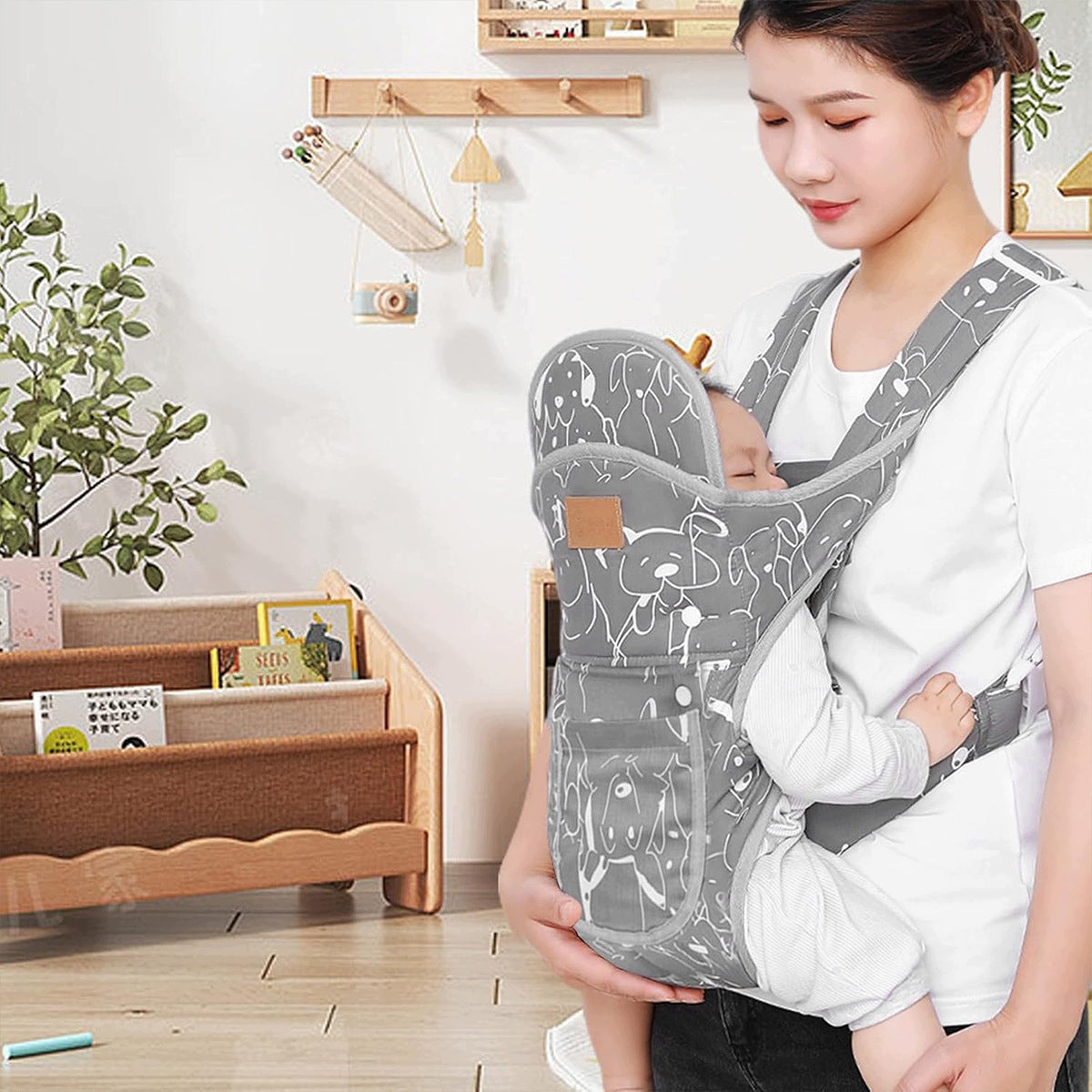 Ergonomic baby carrier, adjustable front and back, 2 in 1 Brand no brand