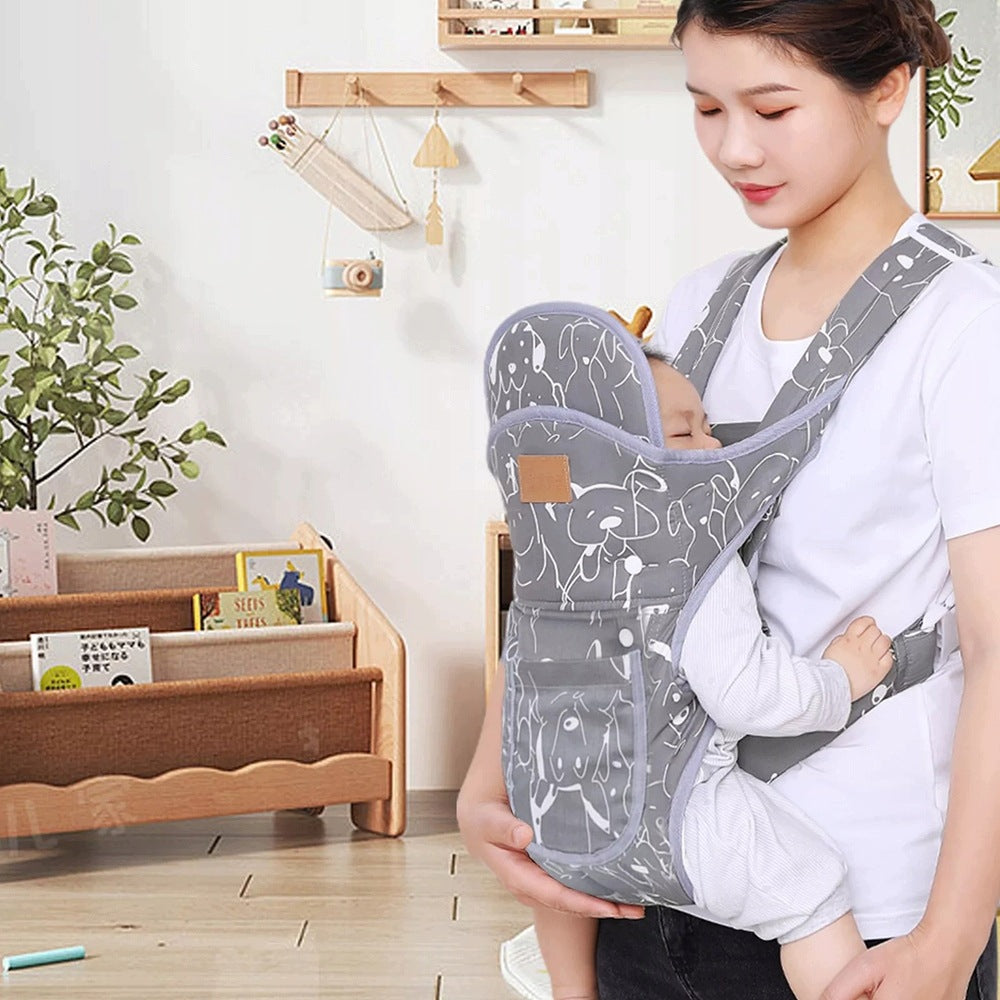 Ergonomic carrier baby carrier 3-20 kg grey for shopping,walking Packaging status original