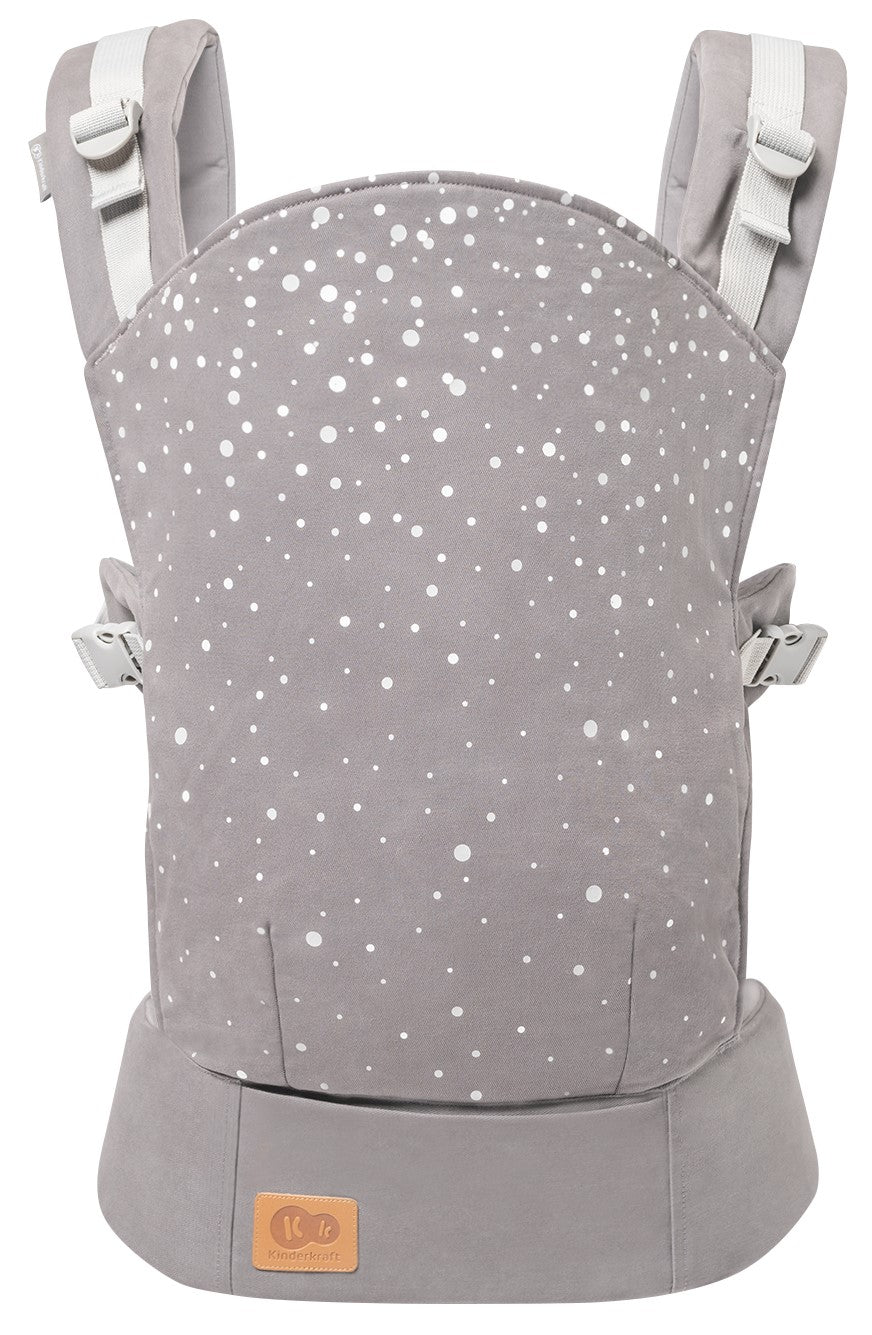 Ergonomic carrier for children Kinderkraft NINO confetti grey up to 20 kg Manufacturer code KNNINOCOGRY0000