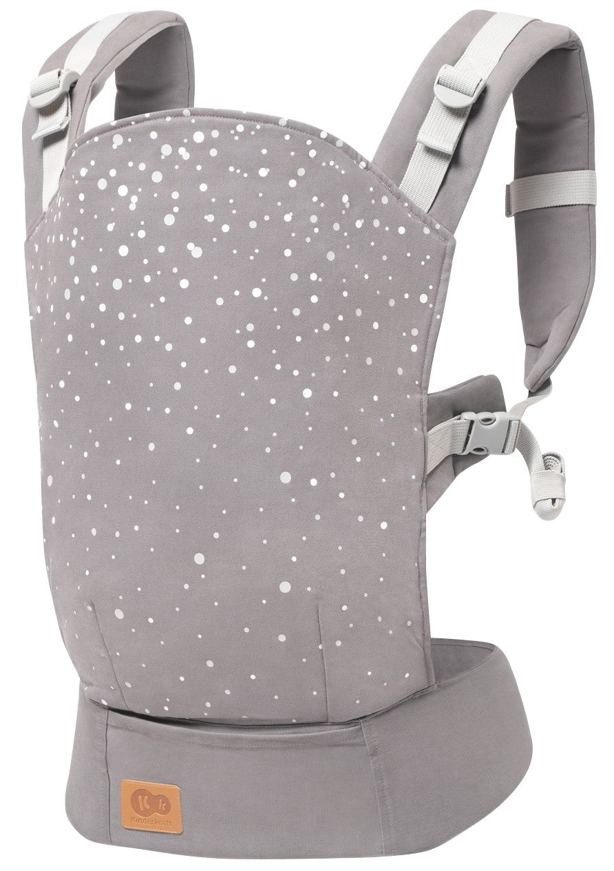 Ergonomic carrier for children Kinderkraft NINO confetti grey up to 20 kg