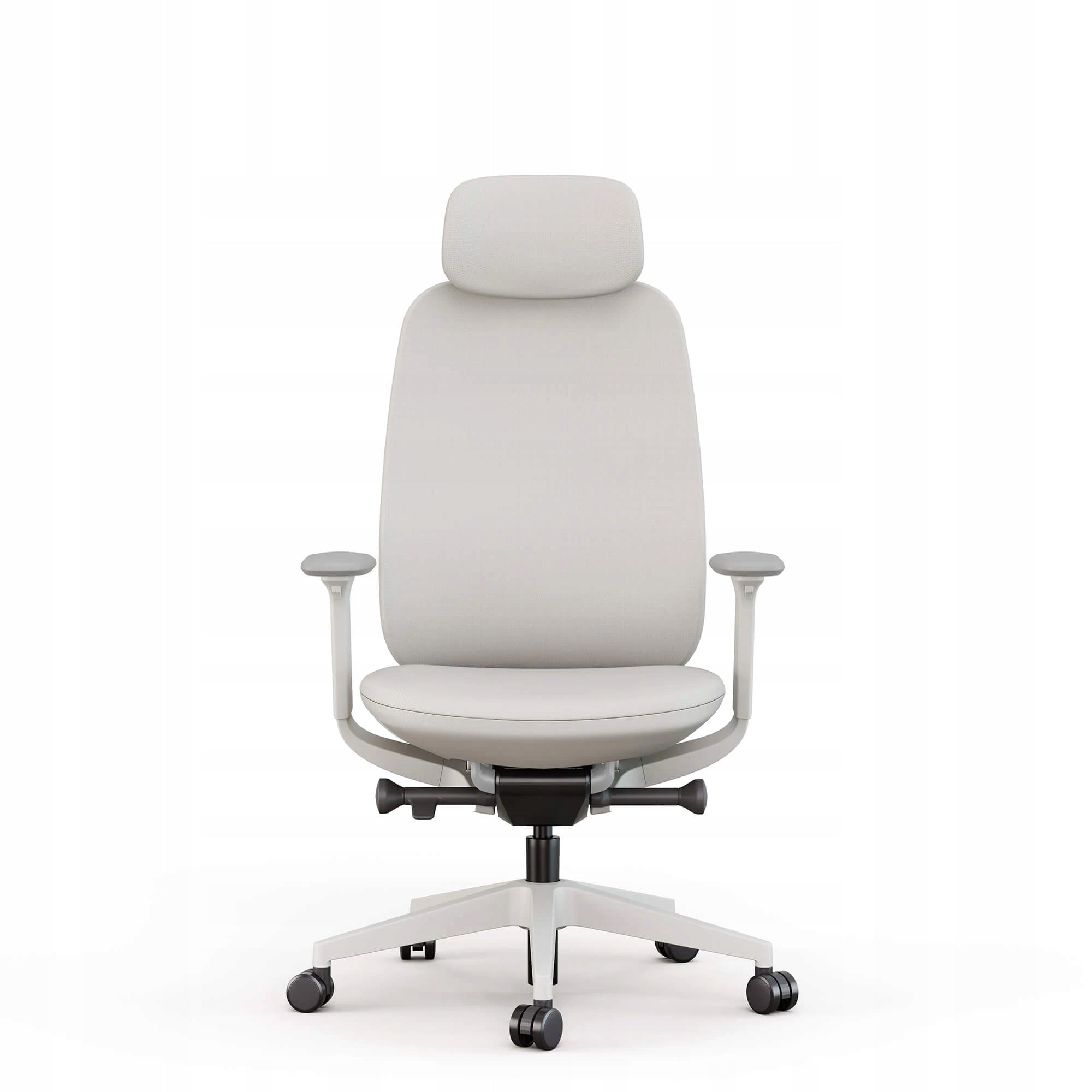 Ergonomic office chair Zinc white/beige seat cushioning Brand Meb-lab