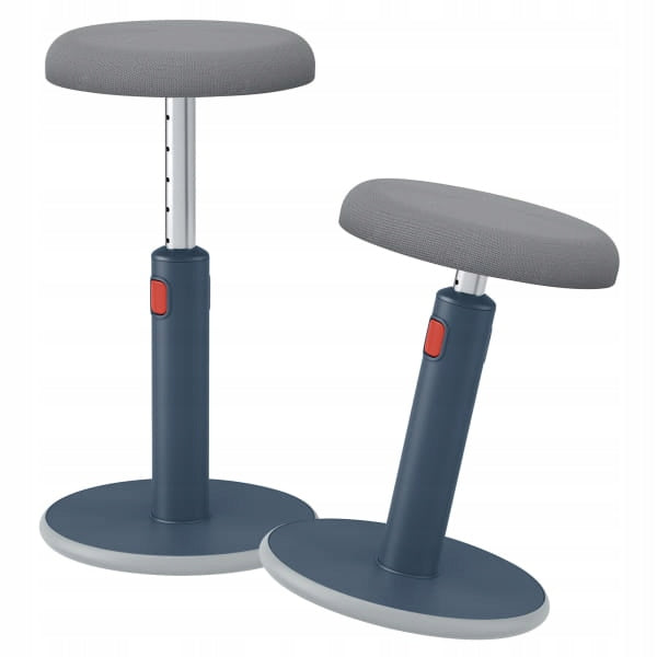 Ergonomic side stool Leitz Ergo Cosy Active 2-in-1 GREY Manufacturer code 65180089