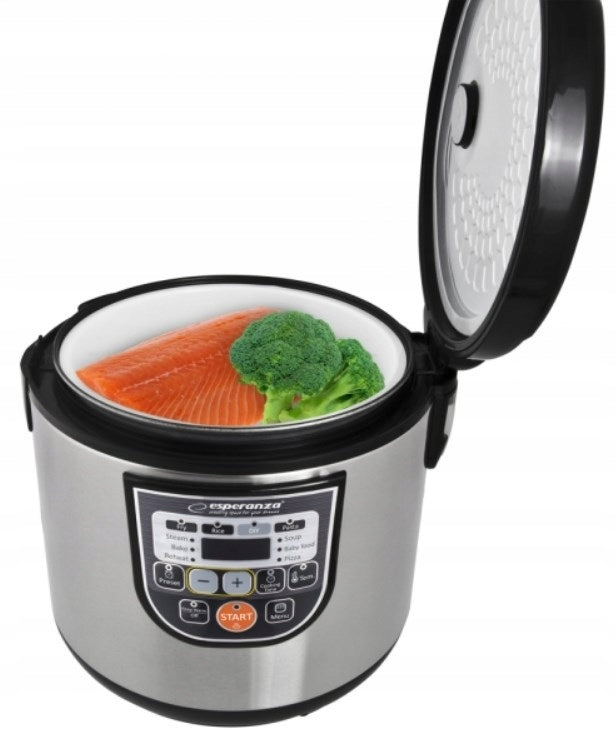 Esperanza Multicooker Cooking Mate 860W 11 Functions LCD Silver & Black Manufacturer code CR6409