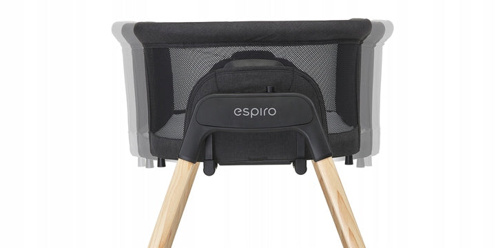 Espiro Tully 3in1 crib cradle 07 Timber Grey Packaging status original