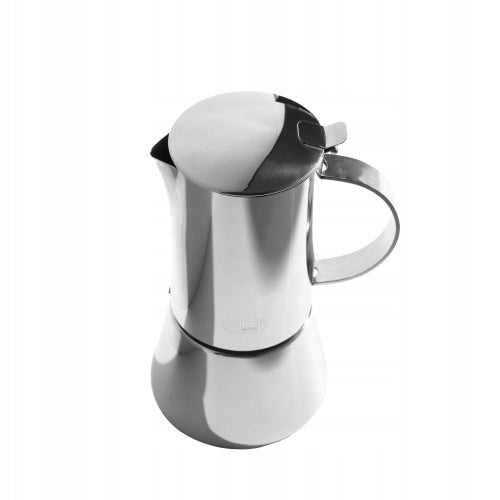 Espresso Coffee Maker - 620ml Induction Stainless Steel Packaging status original