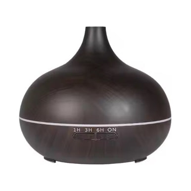Essential Oil Diffuser FRAGRANCE DIFFUSER Dark Brown LED Lighting