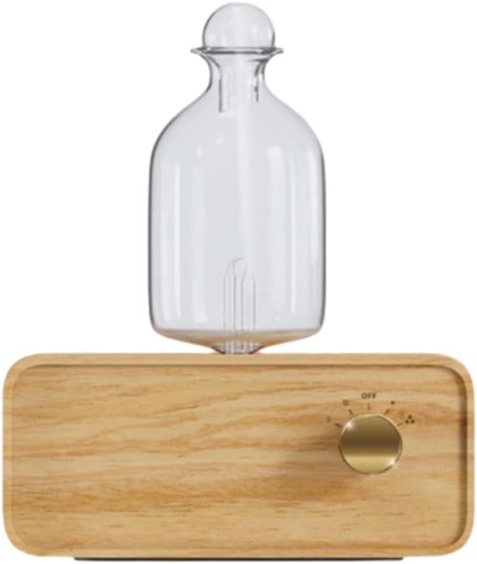 Essential Oil Diffuser Wooden Battery Operated Wireless Nebulizer Brand no brand