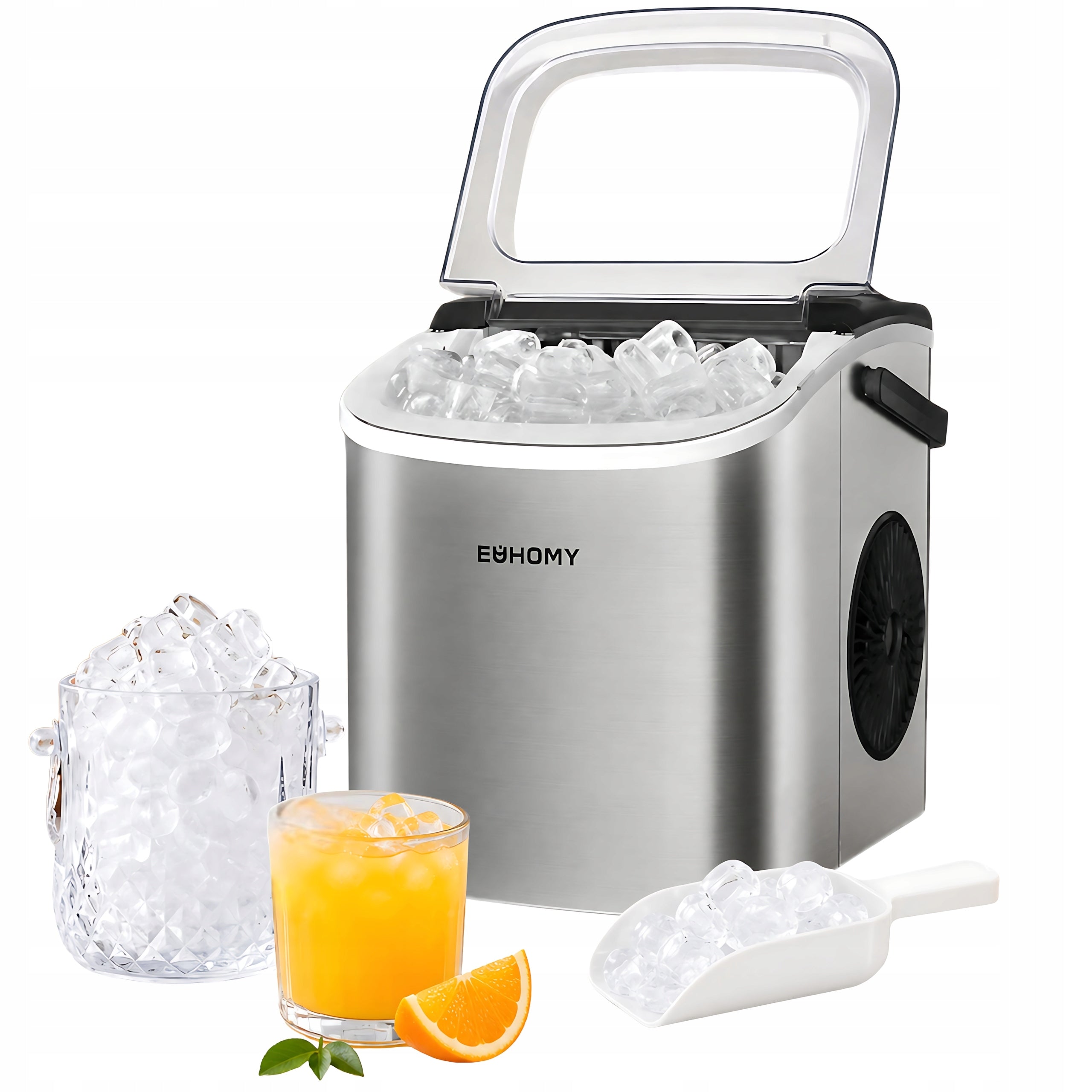 Euhomy IM001 Compact Ice Maker 1,2L Self-Cleaning and Economical