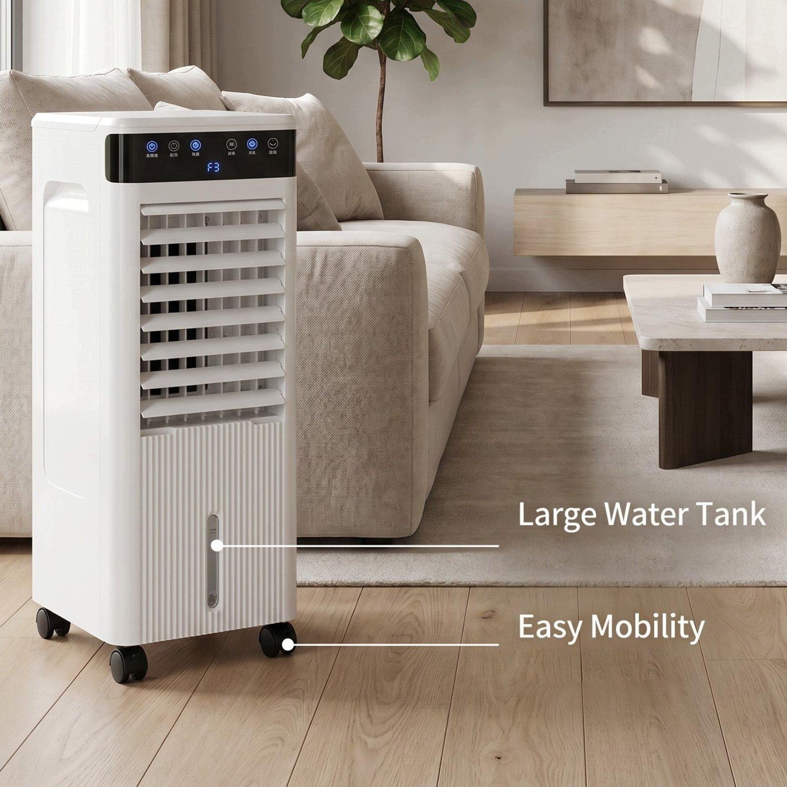 Evaporative Air Cooler Fan Easy Clean Compact Quiet Portable Swamp Cooler 3