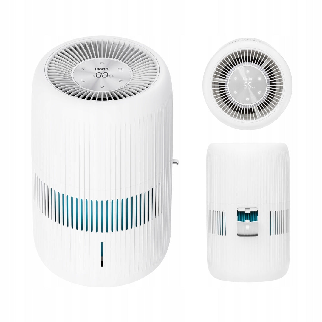 Evaporative humidifier Klarta HUMEA GRANDE White LED 80m² 600 ml/h PZH Manufacturer code KL-HU-0007