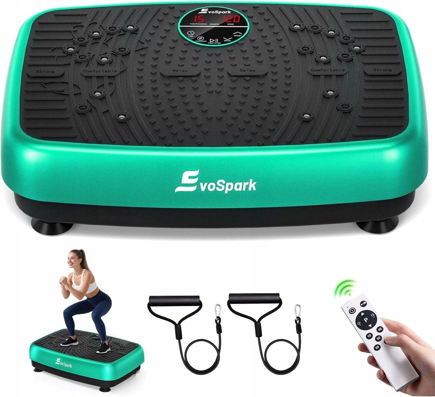 EvoSpark 2025 100 kg 3D Vibration Platform Board with Bluetooth