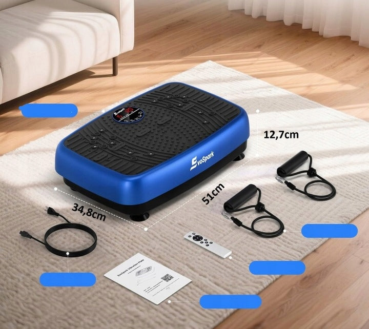 EvoSpark Modern Board 3D Vibration Platform with Bluetooth and Acupressure Brand no brand