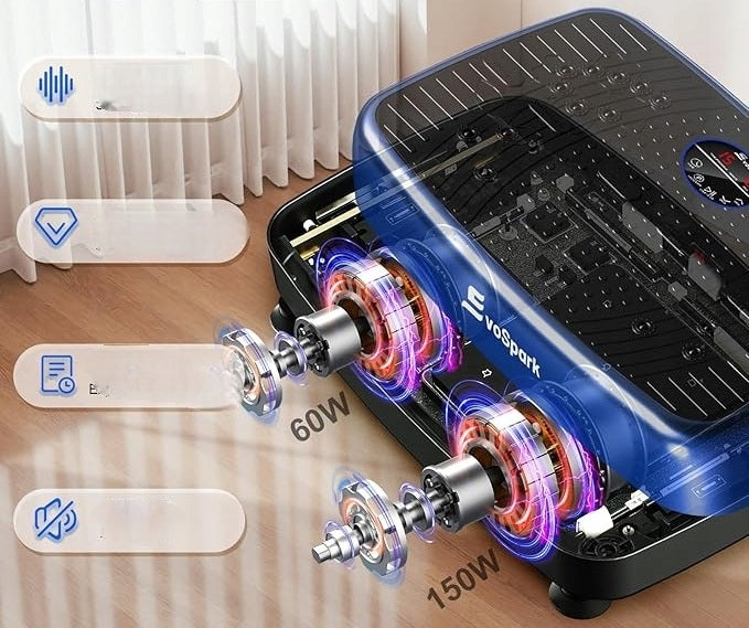 EvoSpark Modern Board 3D Vibration Platform with Bluetooth and Acupressure Manufacturer code OSCU22