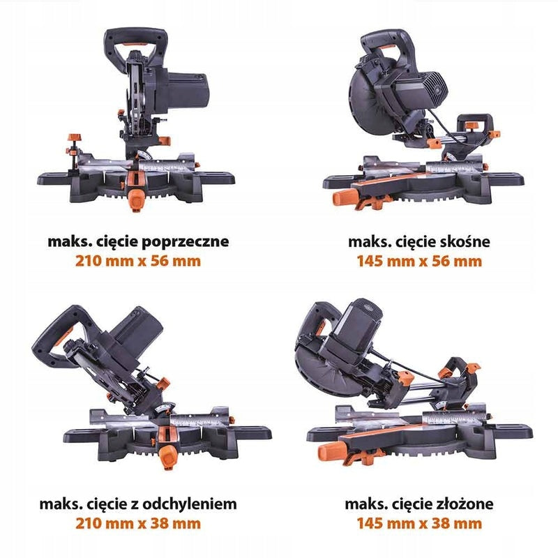 Evolution R185SMS+ Miter Saw 185mm 1200W Multi-Material EAN (GTIN) 0849713081445