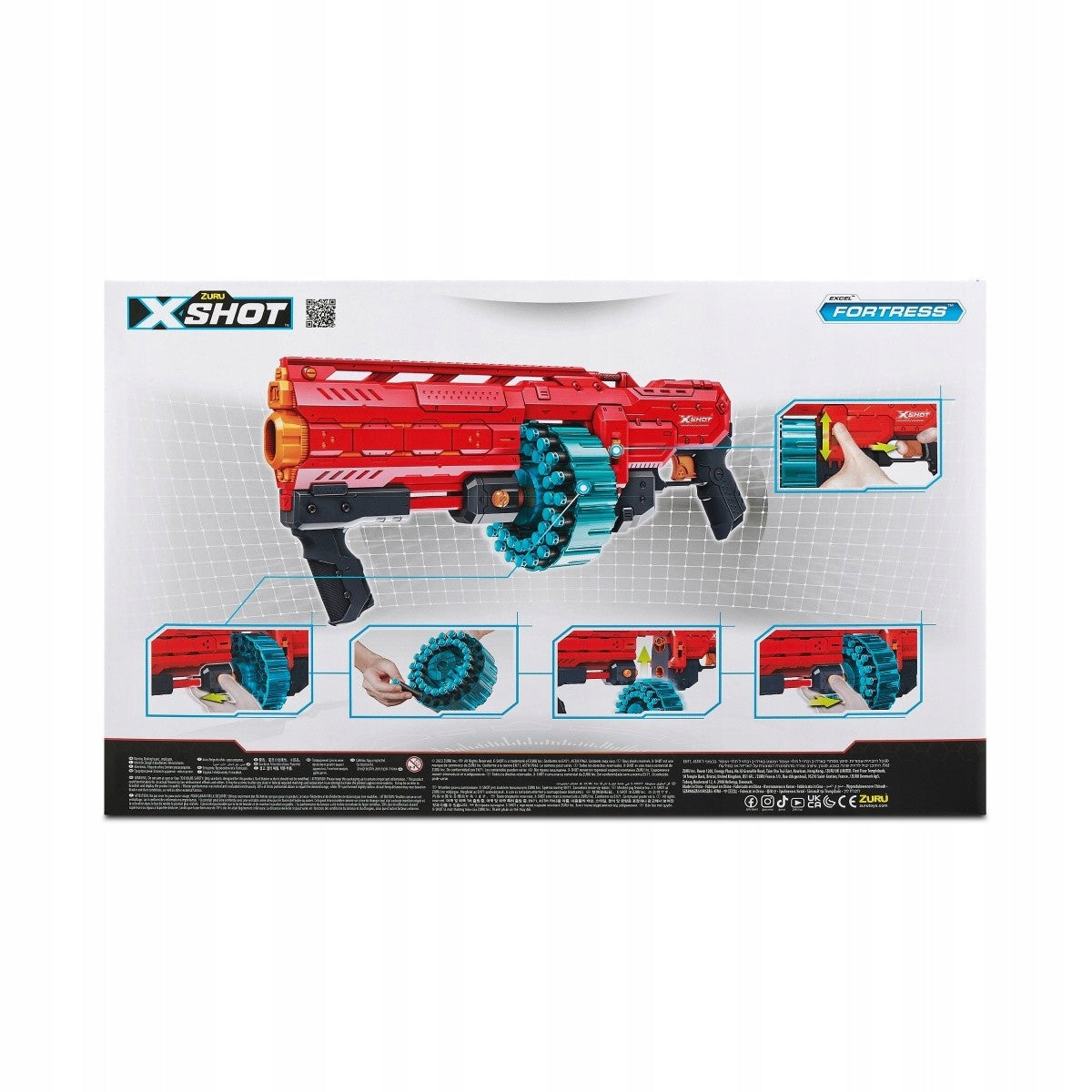 Excel Fortress Launcher 48 Arrows ZURU X SHOT Brand XSHOT