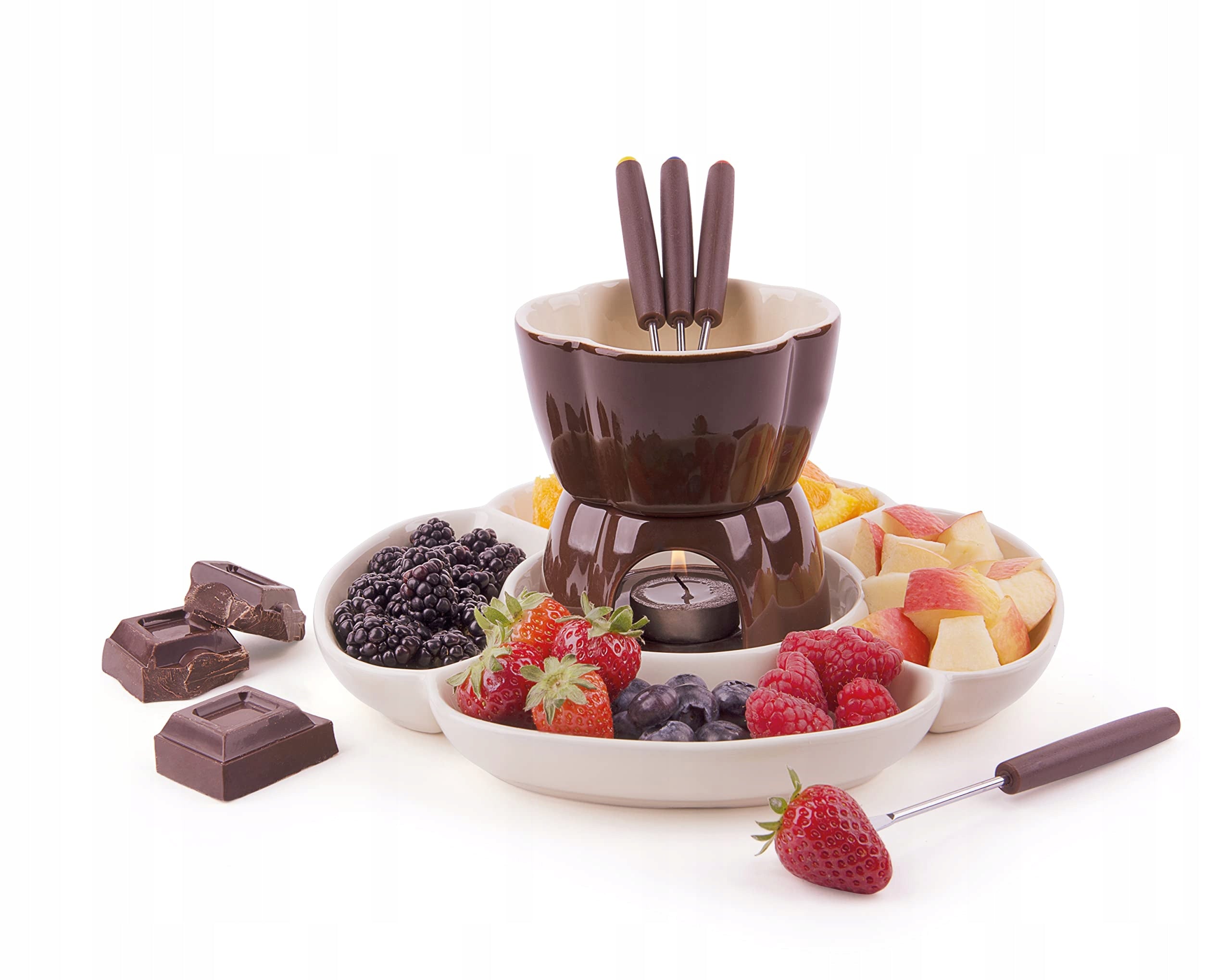 Excelsa Soul Kitchen Chocolate Fondue 7-Piece Set 25 cl Series Chocolate