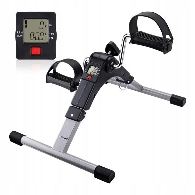 Exercise Bike Mini Folding LCD Arm Leg Training