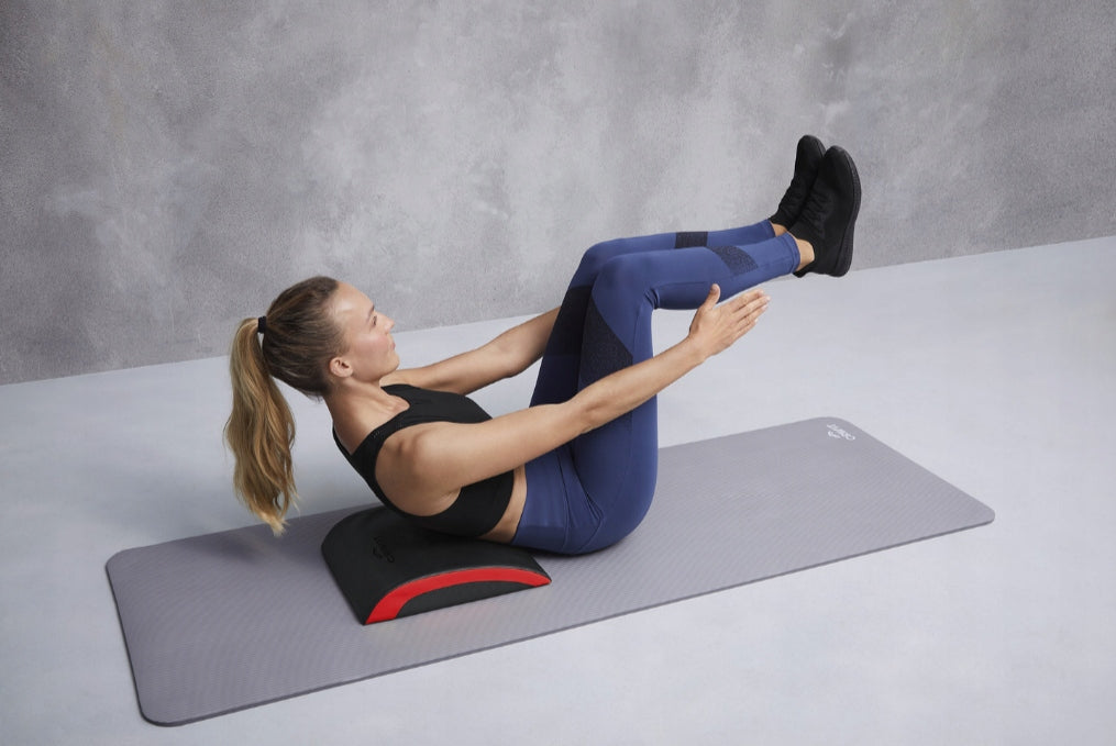 Exercise Mat Backing Fitness Pillow Crivit 37x30 cm Non-slip Packaging status original