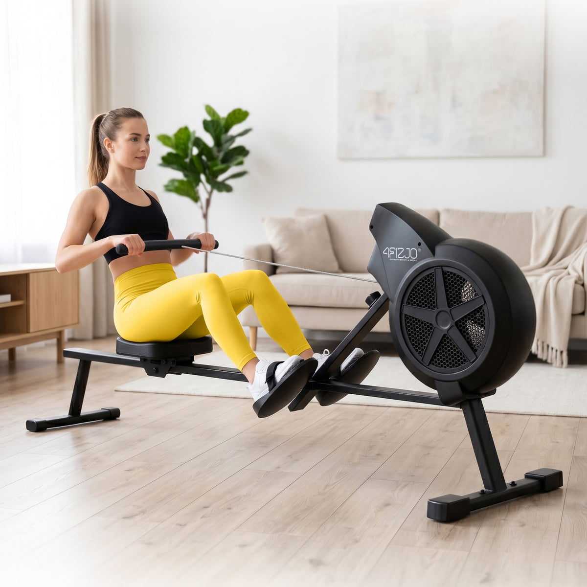 Exercise Rowing Machine Magnetic Air Rowing Machine Home Quiet Packaging status original