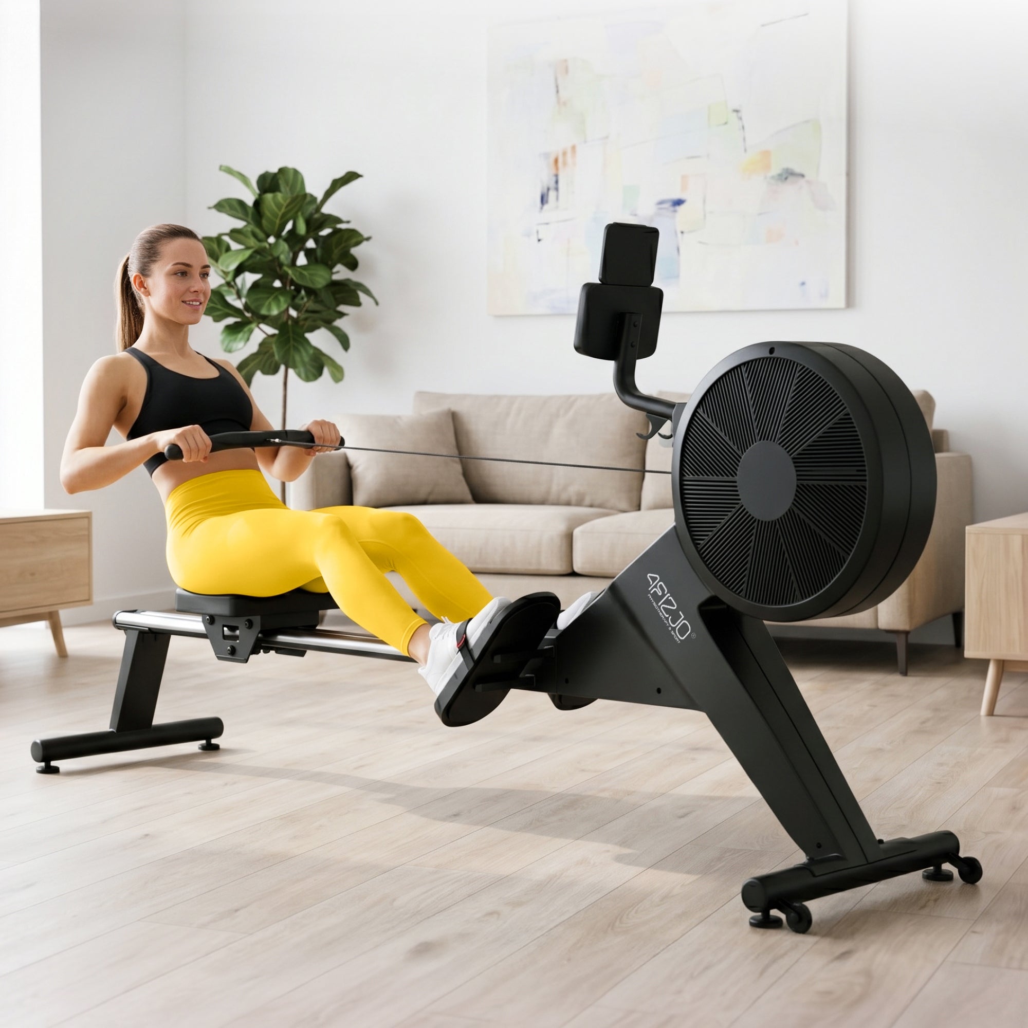Exercise Rowing Machine Magnetic Air Training Rowing Machine Packaging status original