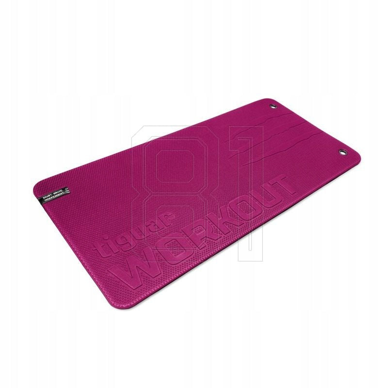 Exercise mat Tiguar 100 cm x 50 cm pink workout - plum Packaging status original