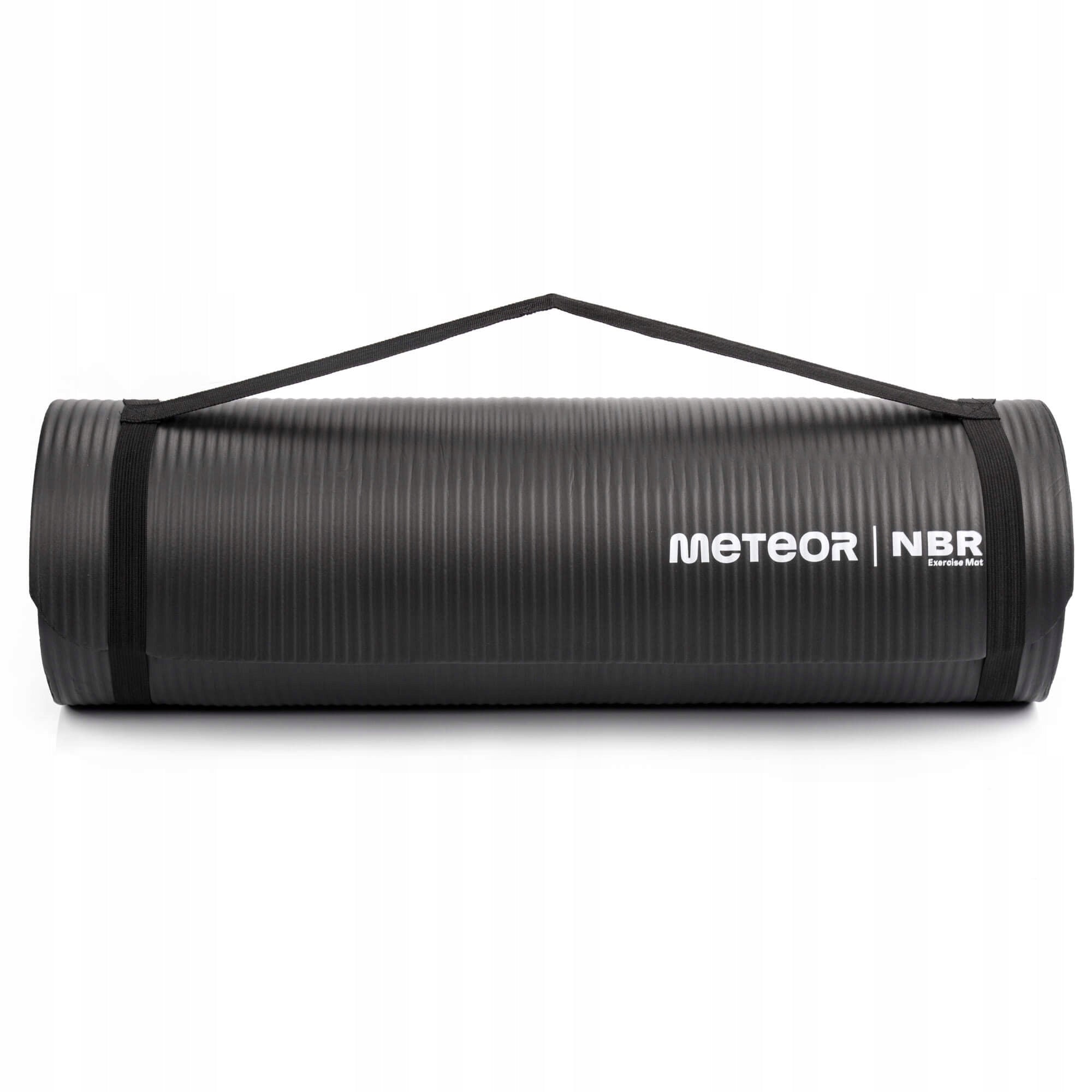 Exercise mat thick NBR training yoga fitness handle Meteor 182 x 62 cm Packaging status original