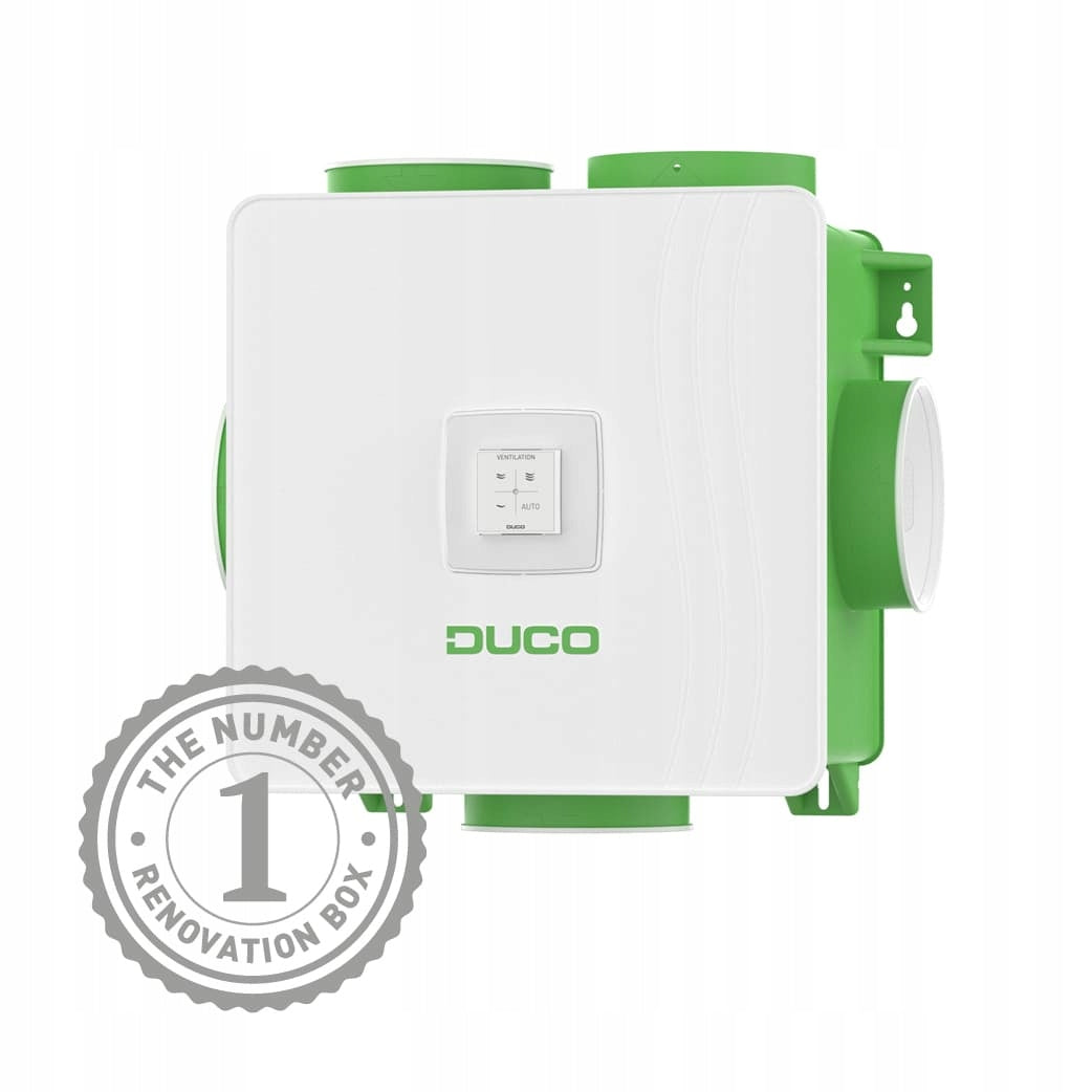 Exhaust ventilation SET | 4 rooms | 325 m³/h | DucoBox Reno Brand Duco