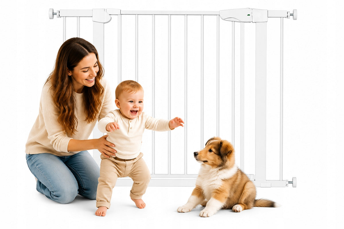 Expansion Security Gate 76-103cm Stair Barrier Without Drilling