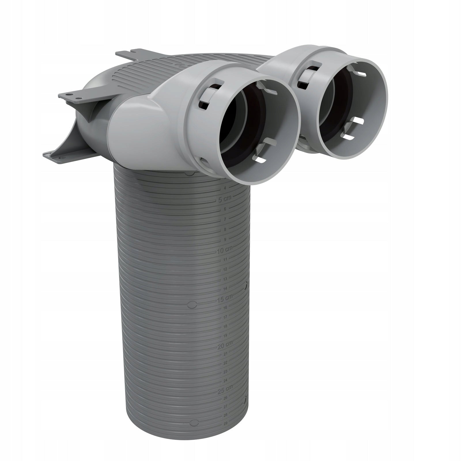 Expansion box PEFLEX PP 2x75 muff with extension for floor