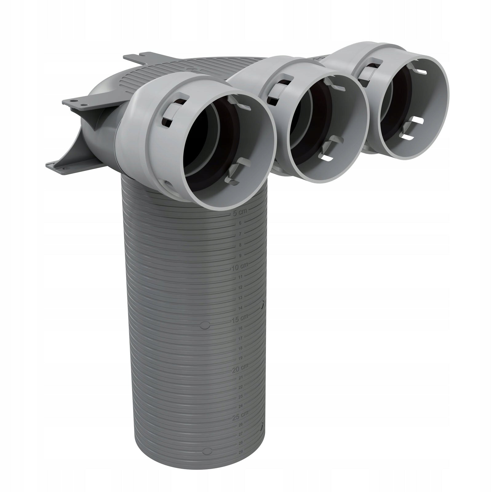 Expansion box PEFLEX PP 3x75 muff with extension for floor