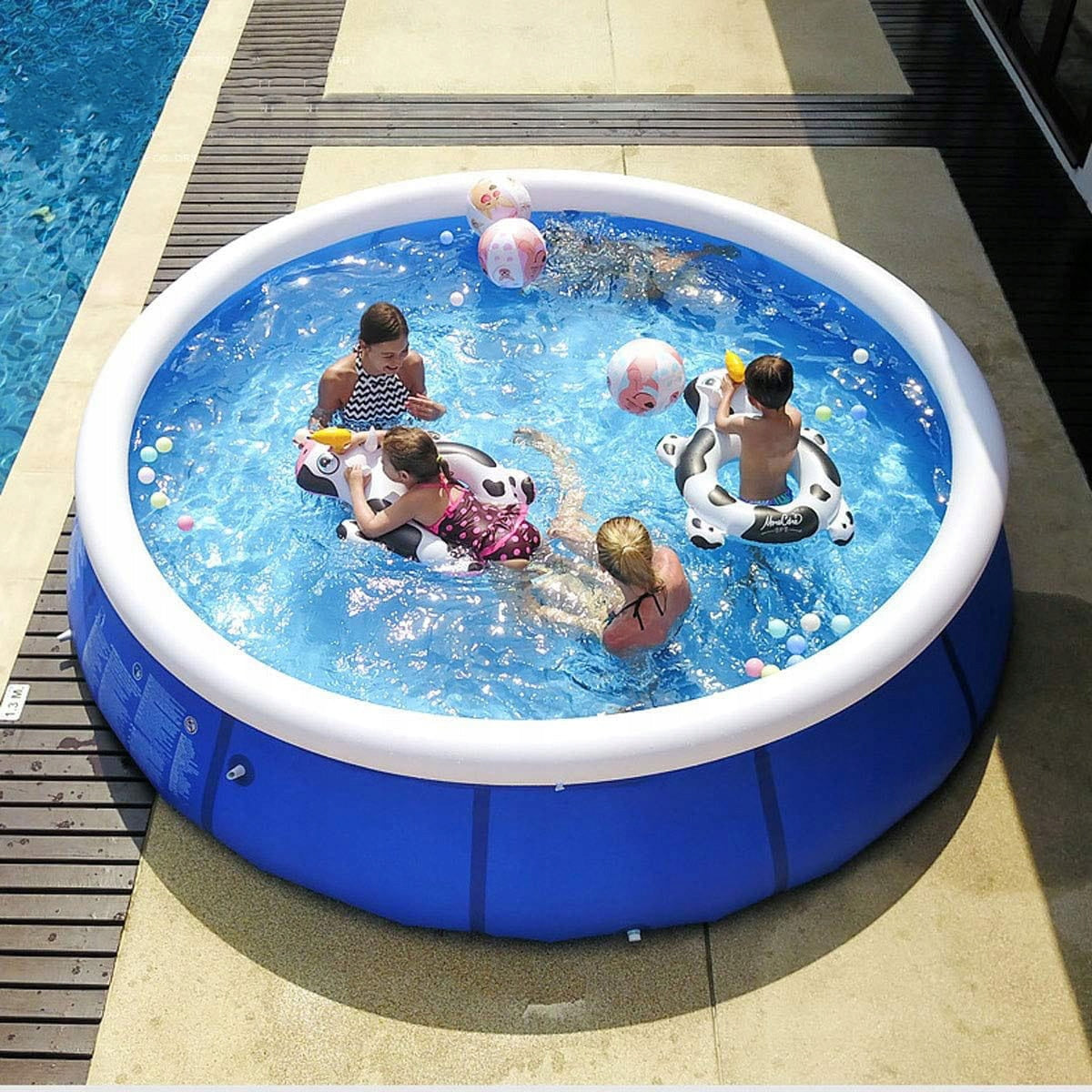 Expansion pool round set Happy People 420 x 84 cm Height 84 cm