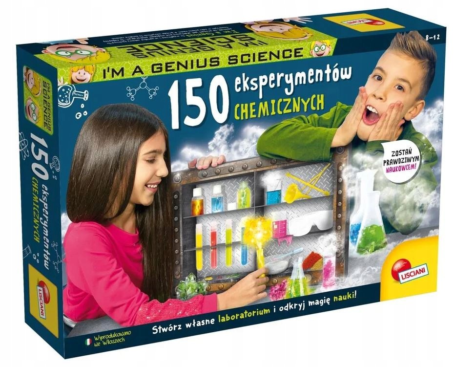 Experimental kit Lisciani small chemist 150 experiments 8 years +