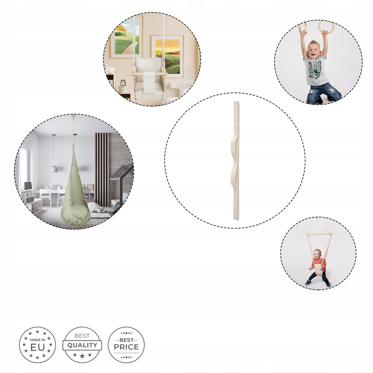 Extension made of webbing 60 cm | attachment for hanging a cocoon Manufacturer code LINA-PAR-1