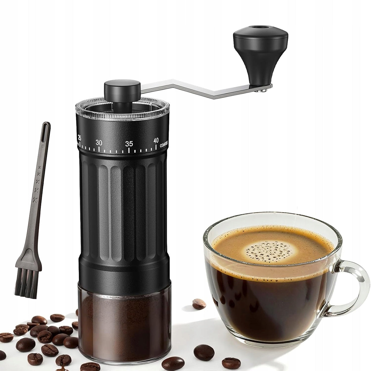 External Adjustable Manual Coffee Grinder 30 G +40 LEVELS Brand no brand