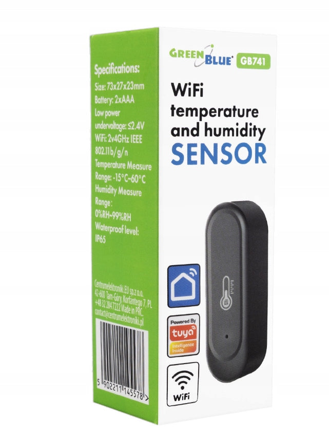 External humidity temperature sensor smart Brand GreenBlue