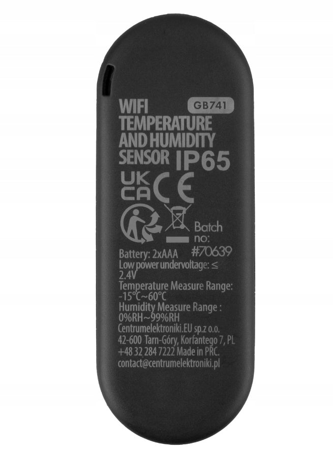 External humidity temperature sensor smart Manufacturer code 94243