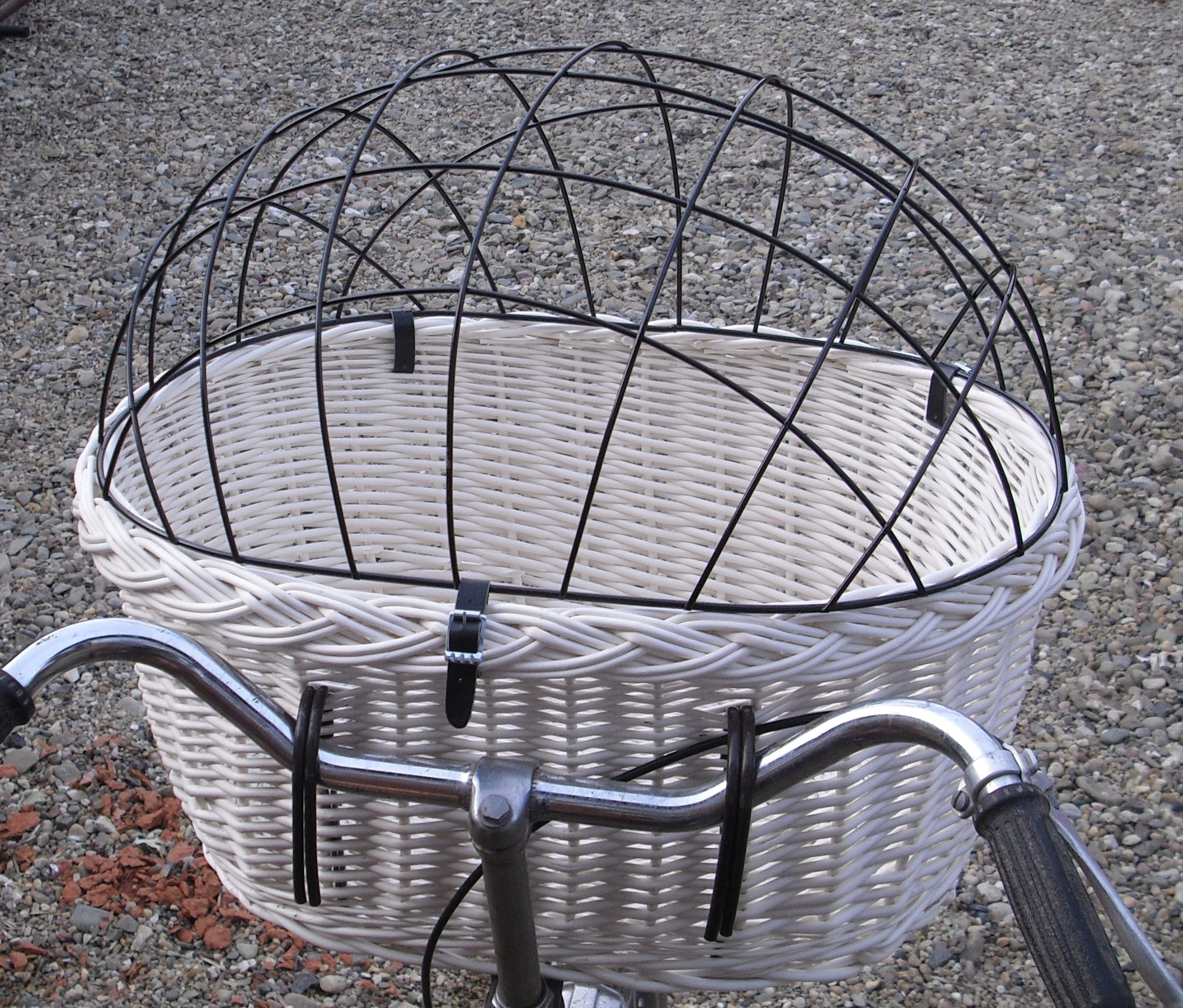 Extra Large Wicker Basket in ECRU Color Bike Basket for PSA up to 15kg Manufacturer code TR 01